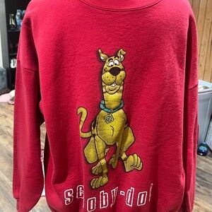 Cartoon Network Red Scooby-Doo Crewneck Sweater